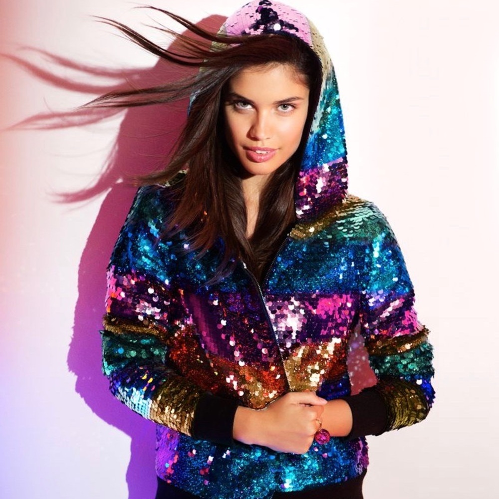 NWT Victoria’s Secret Fashion Shw Sequin Hoodie